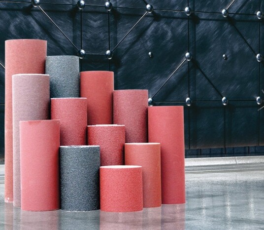 Jumbo roll Aluminium oxide full bredde Korn P80