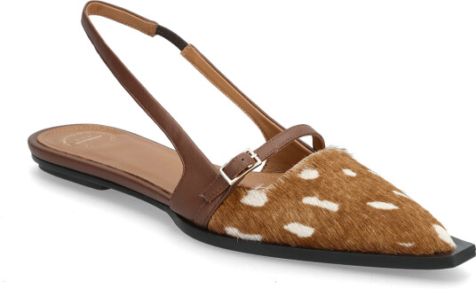 ATP Atelier Cortina Cannella Printed Cerbiatto Pony/Nappa Brown 38