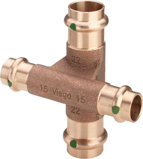Viega 2 stk 28 x 15 mm Profipress-Kryss
