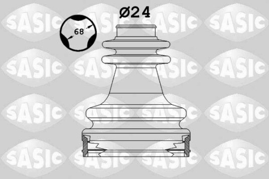 Sasic Mansjett drivaksel SASIC 1904025