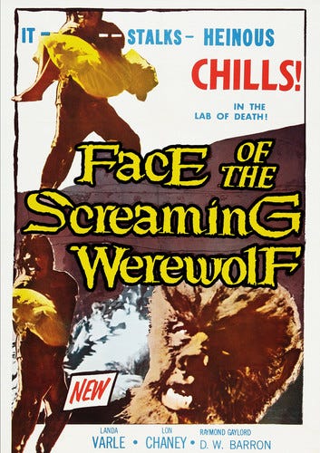 Face Of The Screaming Werewolf DVD