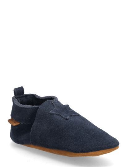 En Fant Elastic Slipper Suede - Navy - 18