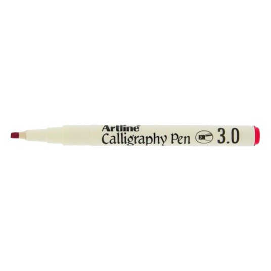 Artline 243 Kalligrafipenn 3,0mm Rød