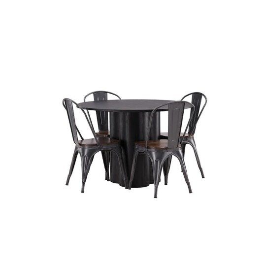 Venture Home Spisegruppe Venture Home Olivia med 4 Tempe Stoler GR23109