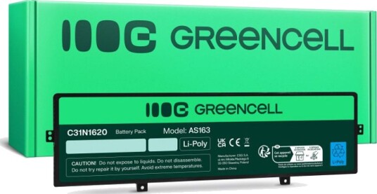 Green Cell Batteri C31N1620 for Asus ZenBook UX430 osv. 3400mAh, 11.55V