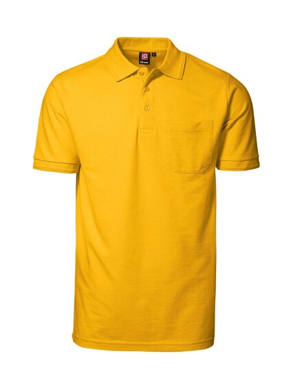 Id PRO Wear Poloskjorte m. Lomme til Herre Gul