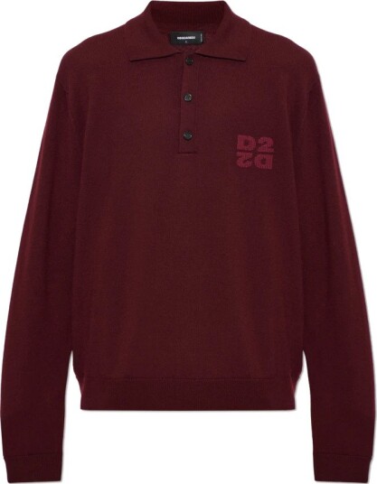 Dsquared2 Herre Strikkevarer Rød XL,