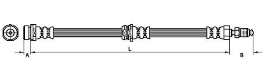 Bremseslange METZGER 4110038