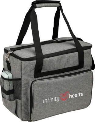 Infinity Hearts Symaskinveske Grå 45 x 24 x 35 cm