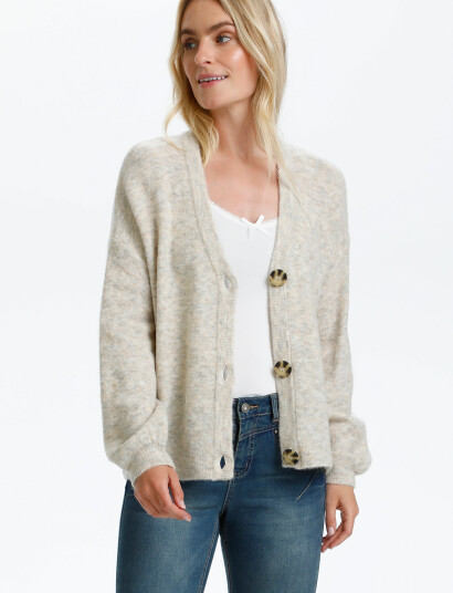 Cream Crmerle Oz Knit Cardigan - Beige - M