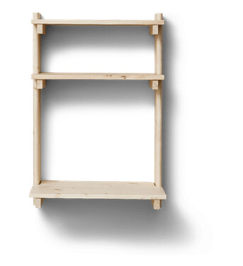 Form & Refine Beam Kontorvegghylle 3 Furu Form & Refine Beam Kontorvegghylle 3 Furu