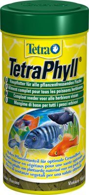 Tetra Phyll Flakes Fiskefôr 250Ml Tetra Phyll Flakes Fiskefôr 250Ml