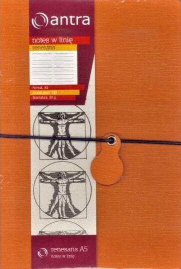 Antra Notes A5 Linjert Renessanse 244322