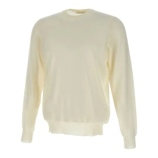 Filippo De Laurentiis Filippo De Laurentiis Herre Strikkevarer Hvit 2XL