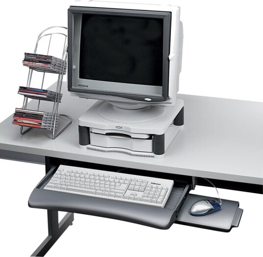 Fellowes Underdesk Keyboard Manager - Tastaturskuff - Platina Fellowes Underdesk Keyboard Manager - Tastaturskuff - Platina