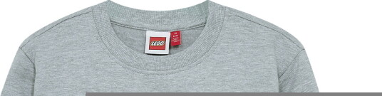 LEGO® Ninjago Collegegenser LWSian 606 Grå LEGO® Wear 5 år (110) Collegegenser