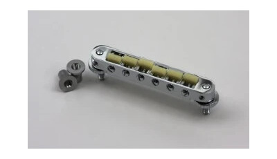 Tonepros Tp6g C - Standard Tune-O-Matic Bridge With G Formula Saddles - Chrome