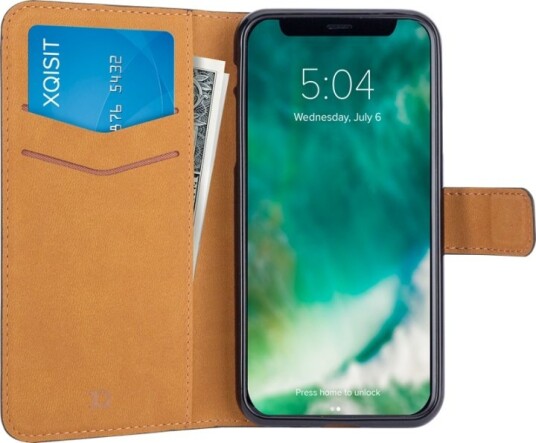 Xqisit Slank lommebokveske til iPhone X/XS Xqisit Slank lommebokveske til iPhone X/XS