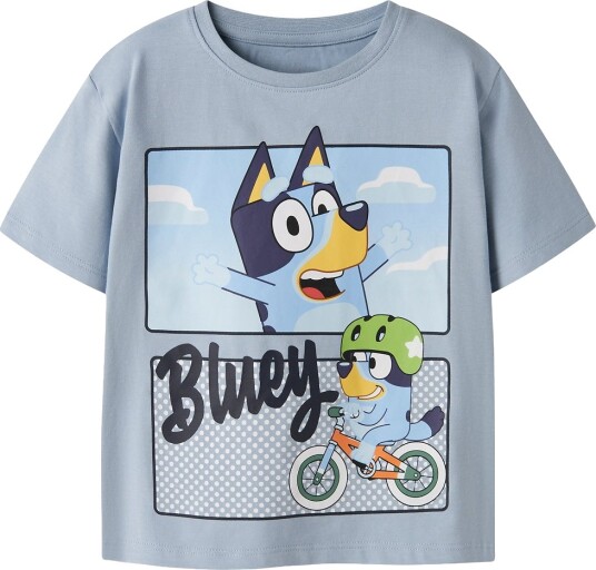 Name It T skjorte Bluey NmmMalih Blue Tåke Name It 7 8 år (122 128) T skjorte Blå Lyseblå