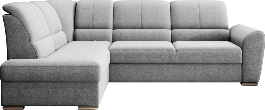 Sajmon Sovesofa m. Sjeselong 3 seter Grå