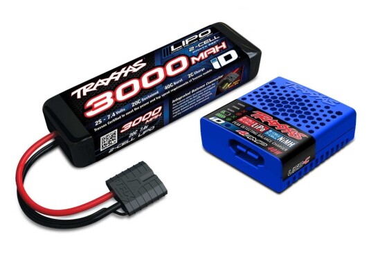 Traxxas 2985-2s Charger USB-C and 2S 7.4v 3000mAh LiPo Battery C Traxxas 2985-2s Charger USB-C and 2S 7.4v 3000mAh LiPo Battery C