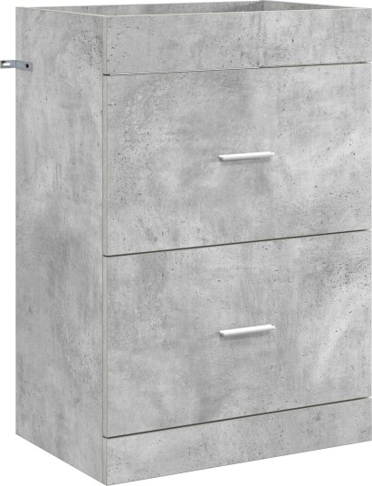 Badskapinet under vask Betonggrå 56 x 37,5 x 81 cm Badskapinet under vask Betonggrå 56 x 37,5 x 81 cm
