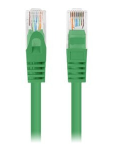 Lanberg Koblingskabel Rj-45 Hann Til Rj-45 Hann 3 M 5.4 Mm U/Utp Uskjermet Cat 6 Med Støvel Uten Hindringer Up To 10 Gbps Data Transfer Rate Grønn Ral 6024 En Pakke 10