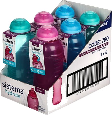Sistema Drikkeflaske Twist n Sip 330ml - 330 ml