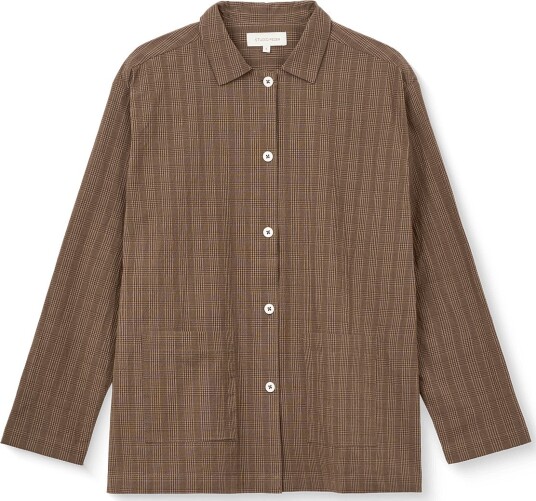 STUDIO FEDER Malou Skjorte Brown XL