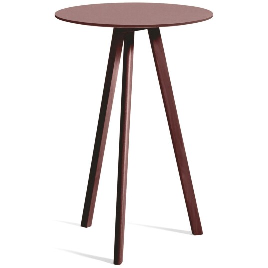 Hay CPH 20 2.0 Barbord Ø70x105 cm Vannbasert Lakkert Eik / Bordeaux
