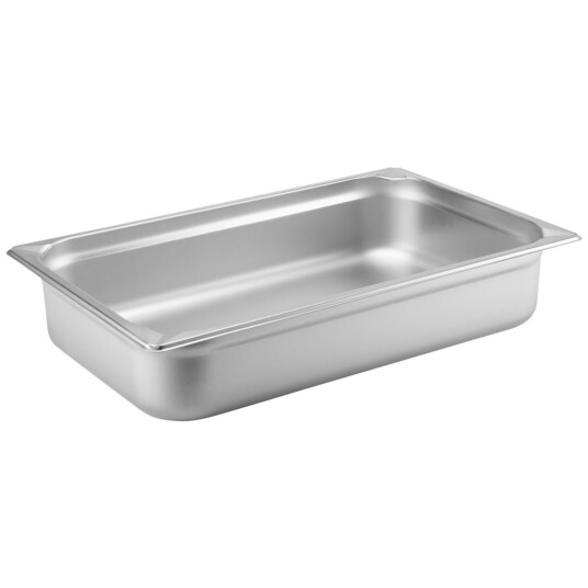 PULSIVA Kantine GN  1/1 Profi i stål; Størrelse GN 1/1 12.2 l 53x32.7x10 cm (LxBxD); Stålgrå
