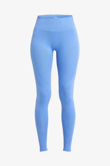 Stronger Treningstights Seamless Contour Scrunch Leggings Blå