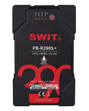 SWIT PB-R290S+ V-Mount Batteri 290Wh IP56 vann og støtsikker