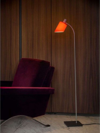 Gulvlampe Nemo Lighting Rød Stue Metall 120 Rød