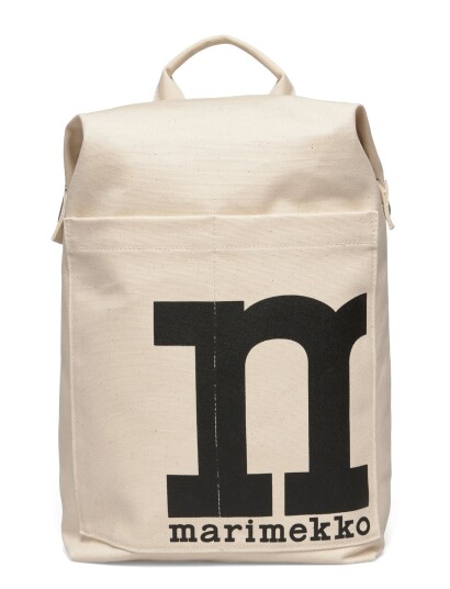 Mono Backpack Solid Cream Marimekko COTTON ONE SIZE