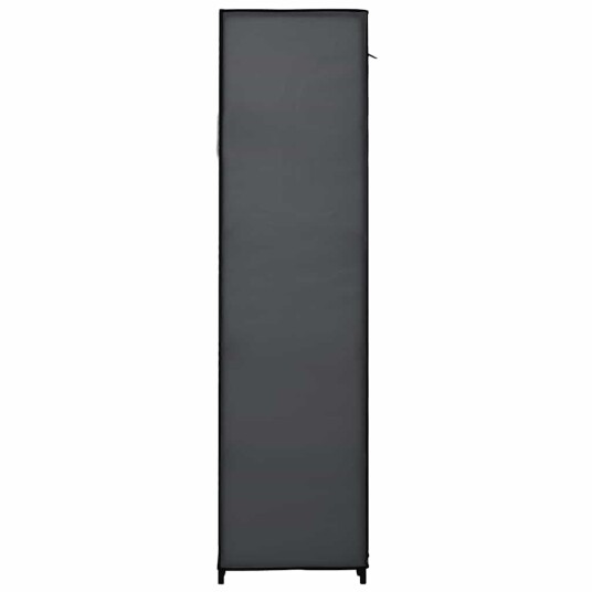 vidaXL Sammenleggbar garderobe grå 110x45x175 cm stoff