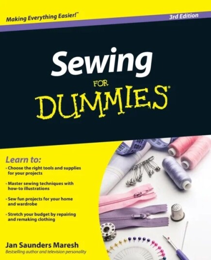Sewing For Dummies Av Jan Saunders Maresh