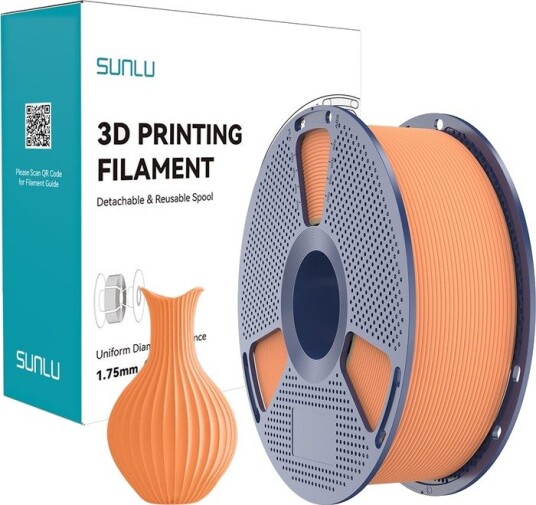 Sunlu PLA Classic Filament 1.75mm Oransje 1kg for 3D-printer