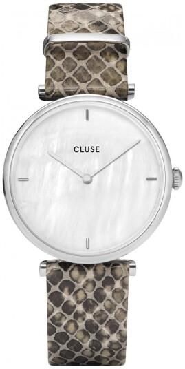 Cluse Dameklokke CL61009 Triomphe Hvit/Lær Ø33 mm Cluse Dameklokke CL61009 Triomphe Hvit/Lær Ø33 mm