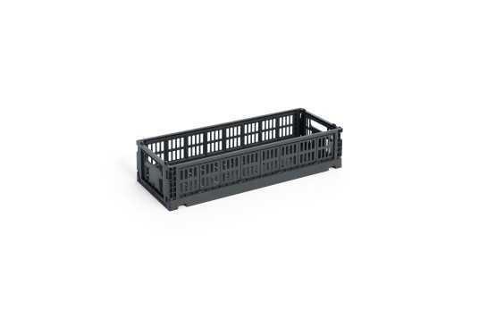 Hay Colour Crate Mini Oblong Oppbevaring Charcoal Hay Colour Crate Mini Oblong Oppbevaring Charcoal