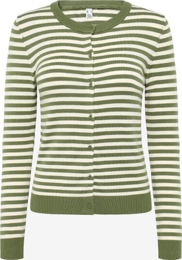 Pieces Pcnora Ls O Neck Knit Cardigan Noos Bc Green XXL