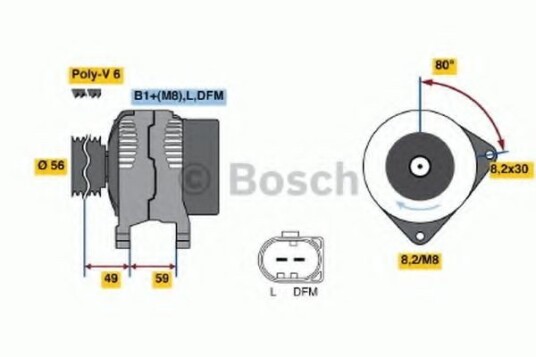 Dynamo BOSCH 0 986 042 630 Dynamo BOSCH 0 986 042 630