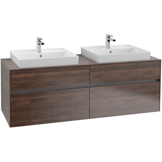 Villeroy & Boch Collaro Servantskap med 4 skuffer 160x50x54,8 cm u/lys Arizona Eik Villeroy & Boch Collaro Servantskap med 4 skuffer 160x50x54,8 cm u/lys Arizona Eik