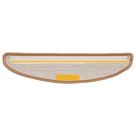 vidaXL Trappematter beige 15 stk 56x20 cm vidaXL Trappematter beige 15 stk 56x20 cm
