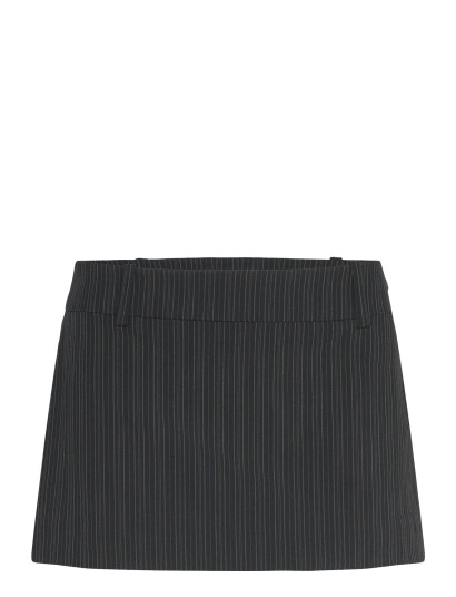 Weekday Low Waist Mini Skirt - Grey - 40 Weekday Low Waist Mini Skirt - Grey - 40