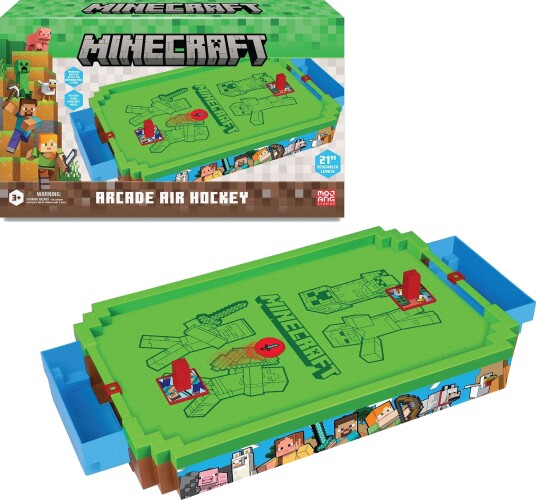 Minecraft Premium Air Hockey-bord 4+ år Overworld Edition