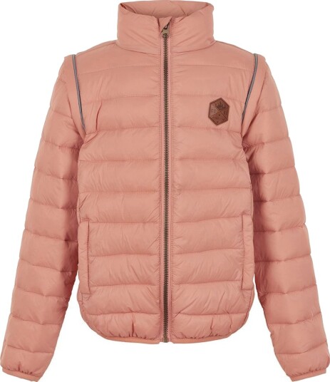Mikk line Polstret Jakke/Vest 2 I 1 Tawny Brown Mikk line 6 år (116) Dunjakke Rosa