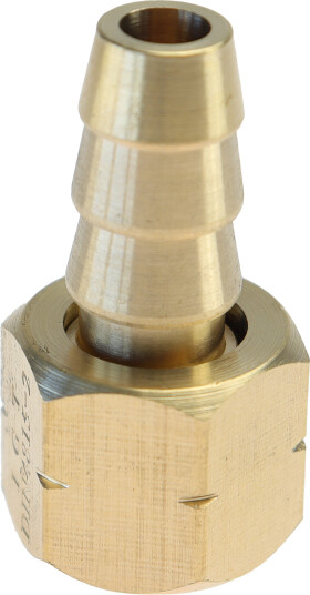 Cutfix Adapter gass messing 3/8"" 10mm slange Cutfix Adapter gass messing 3/8"" 10mm slange