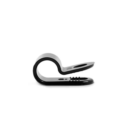 Kabelklemme P-klips 6,4 mm – polyamid for ledningsfeste