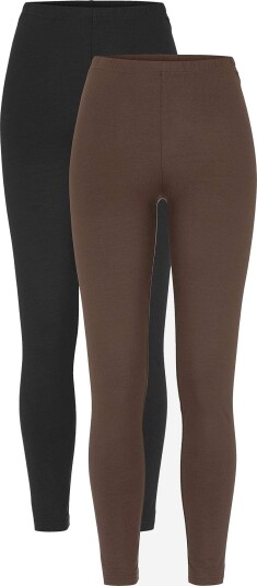 Leggings i bomull Fia 2 pack